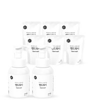 생활의정석 핸드워시 파우더향 300ml x 2p + 리필 300ml x 6p 세트, 1세트