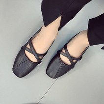 러블리 스트랩 플랫 슈즈 SN322