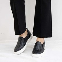 슈벨 꽈배기 콤비 캐주얼 여성 노블앙 슬립온
