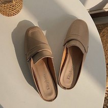 인조가죽 페니로퍼 스타일 뮬