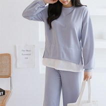 여성용 로렐 베이직 라운드넥 레이어드 티셔츠 LS8059TS1L