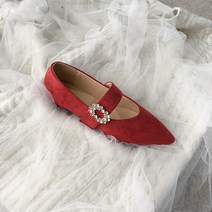 콩 K 메리제인 포인트장식 여성슈즈