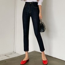 엔비룩 여성용 트레이 생지팬츠