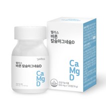 웰러스 바른 칼슘마그네슘D, 120정, 1개