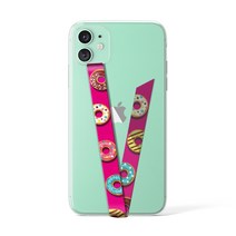 스미스브라더스 휴대폰 스트랩, 핑크도너츠, 1개