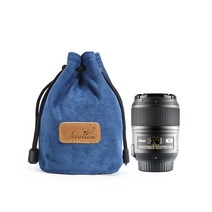 콩 K mera 충격방지 DSLR 렌즈 파우치 블루 S, 1개