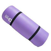 구스짐 NBR 요가매트 20mm + 휴대용고정끈, 퍼플