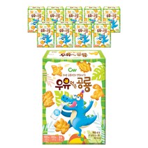 청우식품 우유먹은공룡 비스킷, 60g, 10개