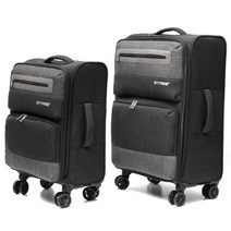 앙뜨레 고밀도 EVA 소프트 케이스 항공바퀴 공간확장 TSA락 여행용 캐리어 2종 세트 SH1010