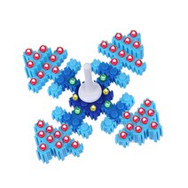 컬러스토리 팽이 4인 디폼블럭 세트 43 8mm, 하늘, 파랑