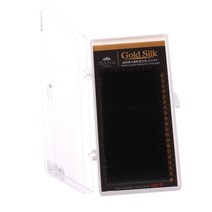 하나 골드 실크 래쉬 인조 속눈썹 0.1 x 8 mm, 블랙(C), 1개