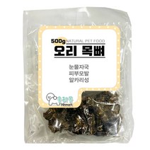 대용량 강아지 수제간식 500g, 오리목뼈, 1개