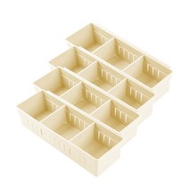 블럭마트 주방 다용도 서랍정리함 L, 랜덤발송, 4개