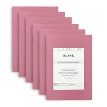 퍼니메이드 아카이브 내지노트 블랭크 A5, 혼합색상, 6개