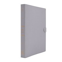 인디 가띠 O링 바인더 파일 3공, 그레이, 1개