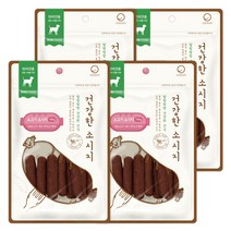 굿데이 건강한 소시지 강아지간식 100g, 소고기 맛, 4개