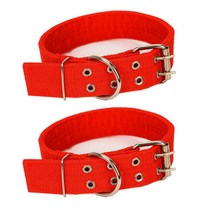 까꿍펫 투펀칭 대형견 목줄 2p, 레드