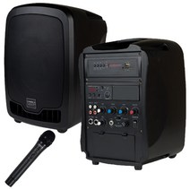 카날스 충전식 이동형 앰프 150W 900MHz + 무선 핸드형 마이크, AT-115N