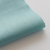 코튼빌 11수 무지 리브레 베이직 대폭 린넨 원단, 민트
