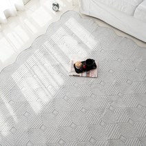 앨빈 워싱 스프레드겸 러그, 연그레이