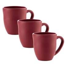 플라이토 실리콘 손잡이 머그컵 220ml, 와인, 3개