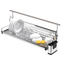 웰메이트 이녹스 행거레일용 부착식 식기건조대 900 + 행거레일, 혼합색상