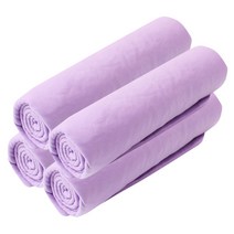 블럭마트 심플 반려동물타월 4p, 퍼플