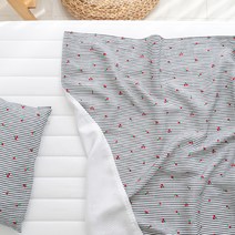 아포아룸 체리밀크 인견 이불 + 베개커버 + 메밀솜