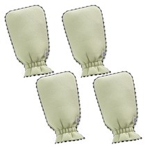 블럭마트 욕실 목욕 핸드샤워타올, 카키, 4개