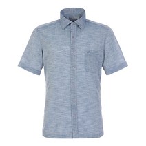 트레몰로 남성용 믹스얀 원포켓 반팔 셔츠 TRBNSVY3111