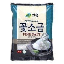 신송 꽃소금, 1kg, 1개