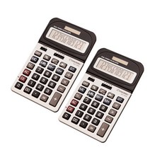타임버드 탁상용 계산기 SJC-507N 2p, 혼합색상, 1세트