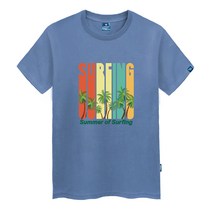 진마니아 썸머써핑 라운드 반팔 티셔츠 TS-060