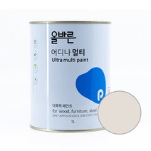 페인트인포 올바른 어디나 멀티 페인트 1L, 엔틱화이트, 1개