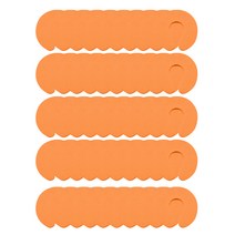 블럭마트 손끼임 방지 쿠션, 오렌지, 50개