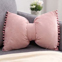 마켓감성 공주스타일 리본 쿠션커버