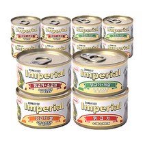 임페리얼 강아지 간식캔 콤보 100g, 5종, 12개