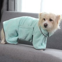 파스텔펫 극세사 라인 반려동물 드라이타월, 민트