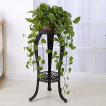 2단 화분 받침대, 블랙