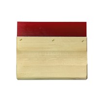 지디큐팩토리 실크스크린 스퀴지 고급형 연질 빨간색 15cm, 1개