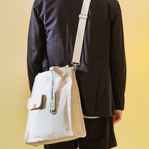 에이지그레이 시그니쳐 3웨이 캔버스 에코백