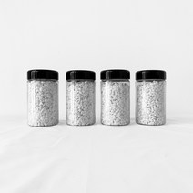프레시가든 프리미엄 흰색 장식돌 소 300ml, 4개