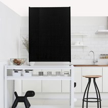 타공판닷컴 철제 파티션 결합형 가로 80cm x 높이 100cm, 1개, 블랙