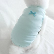 동동이네 사방스판 강아지 나시, 스카이블루