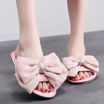 앤티스 럭셔리 리본 엣지 거실화, 핑크