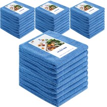 쓱싹 바둑이 초극세사 주방행주 블루, 45개