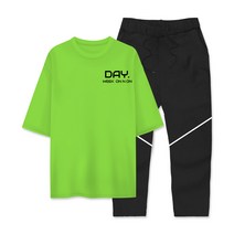 사선라인 7부 바지 트레이닝 상하의 세트