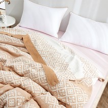 제이스홈 메리골드 80수 순면 대나무섬유 이불, 다이아브라운