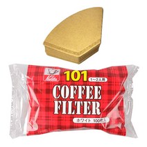 칼리타 커피필터 브라운 NK101, 황색 (6016)