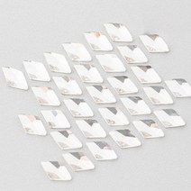네일은재료빨 다이아몬드 네일 평스톤, 1 크리스탈, 30개
